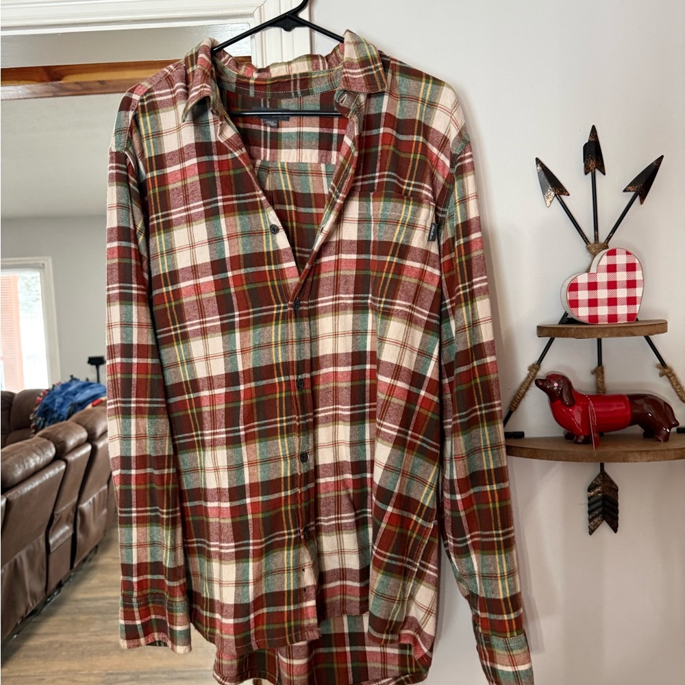 Eddie Bauer button up flannel
